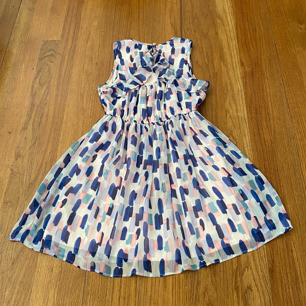 kate spade Formal Chiffon Brushstroke Multicolor  Dress - Picture 5 of 7